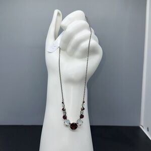 Sorrelli London Tennis Necklace Crimson Pride